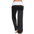 Damen Weite Sporthose mit elastischem Bund und Kordelzug R&B
