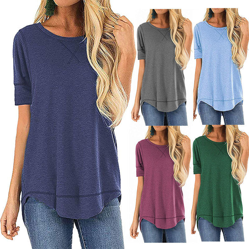 Damen Tiermuster T-Shirt R&B