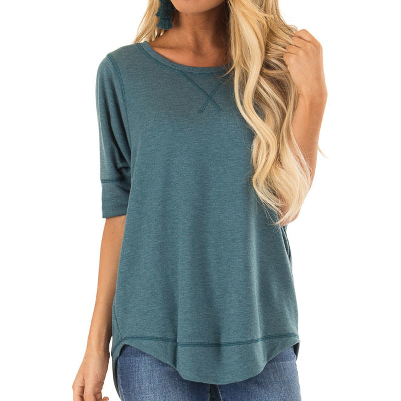 Damen Tiermuster T-Shirt R&B