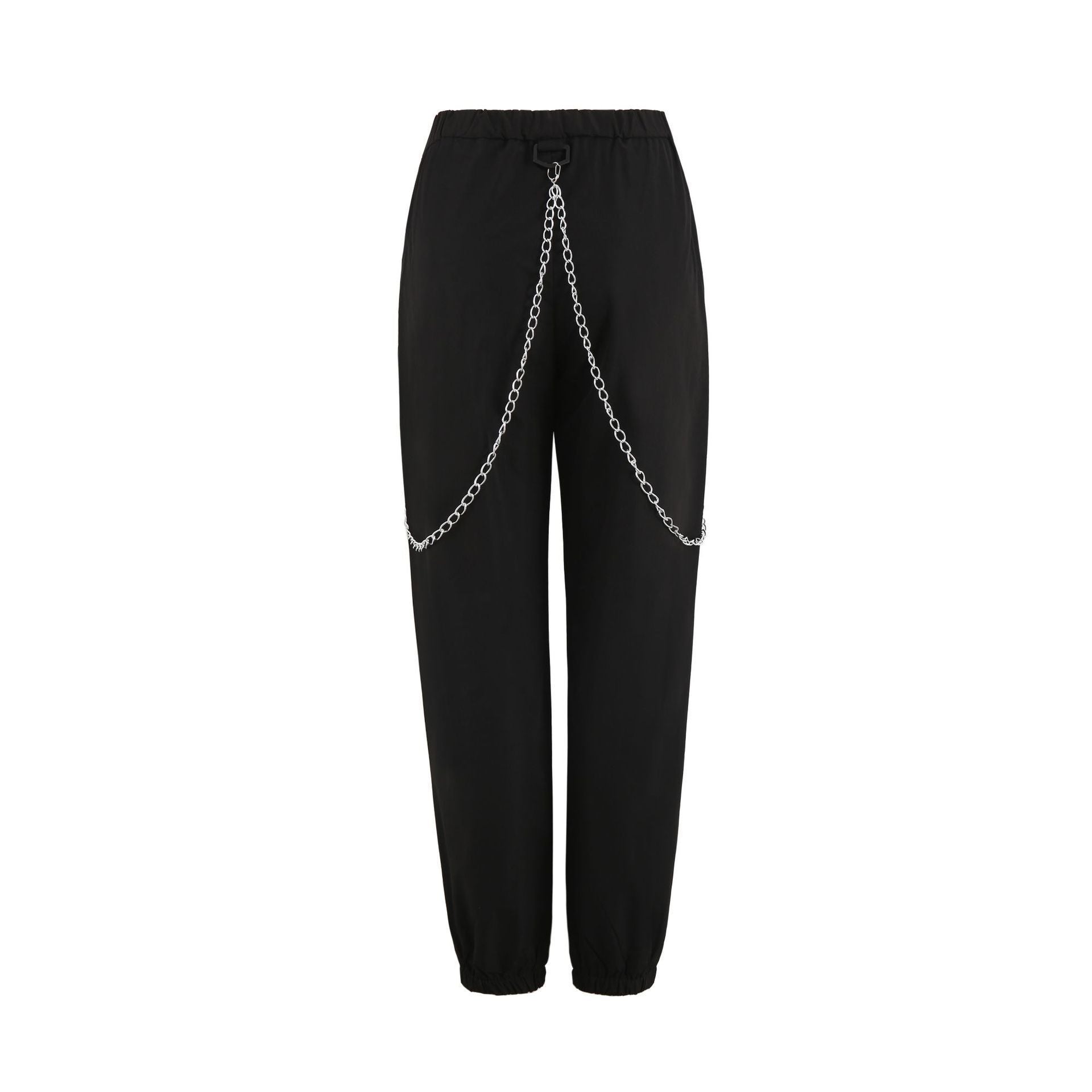 Damen Coole Cargo-Hose mit Kettendetails R&B