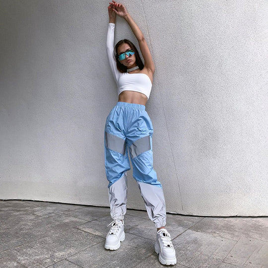 Damen funktionale Sporthose mit reflektierenden Details R&B