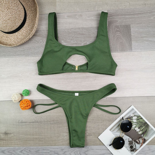 Damen Bikini-Set mit innovativem Cut-Out-Design R&B