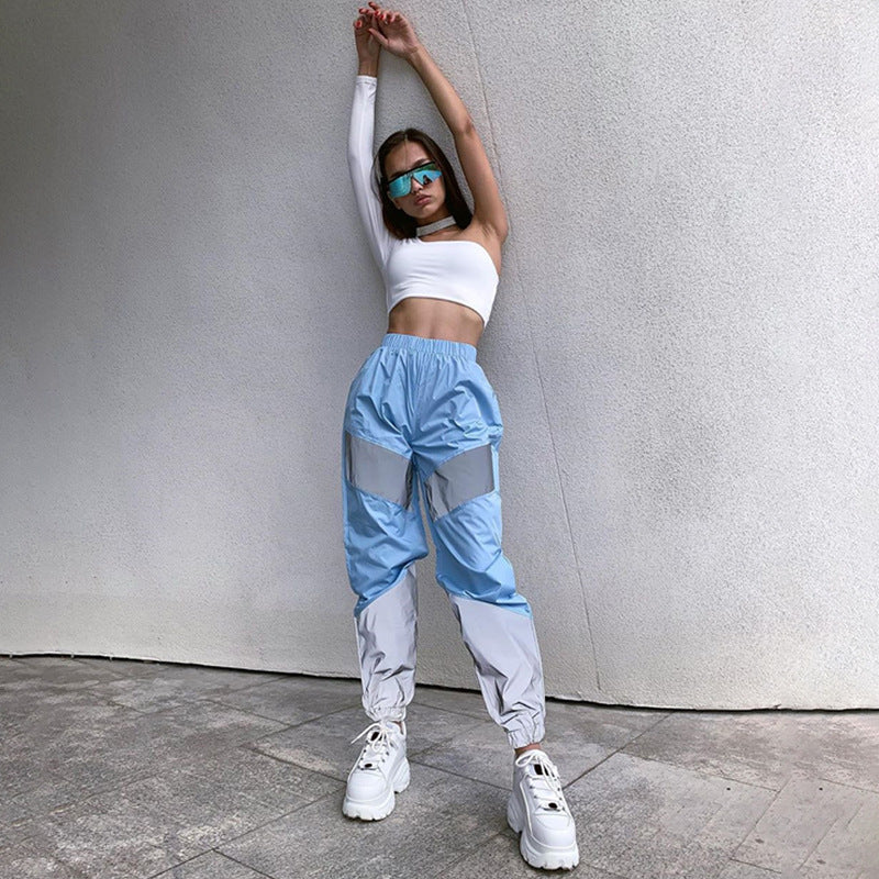 Damen funktionale Sporthose mit reflektierenden Details R&B