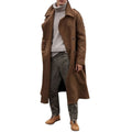 Herren eleganter Vintage-Trenchcoat mit praktischen Taschen und modernem Schnitt
