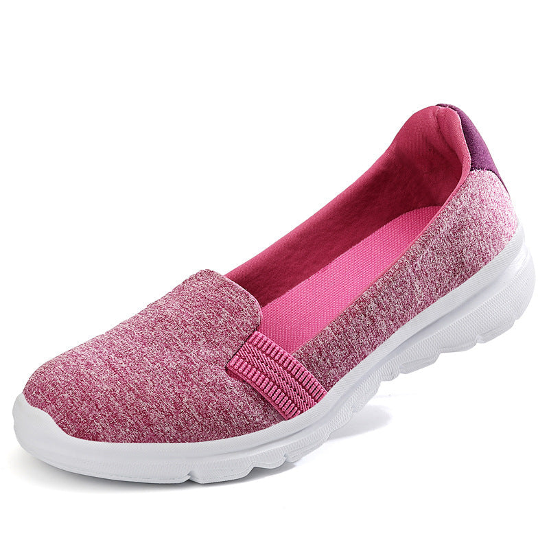 Damen Komfortable Slip-On Ballerinas mit elastischem Riemen