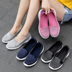 Damen nan leichte Strick-Slipper mit dämpfender Komfortsohle R&B