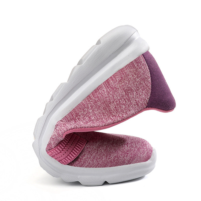 Damen nan leichte Strick-Slipper mit dämpfender Komfortsohle R&B