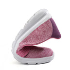 Damen Bequeme Slip-On Schuhe mit elastischem Obermaterial