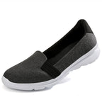 Damen Bequeme Slip-On Schuhe mit elastischem Obermaterial