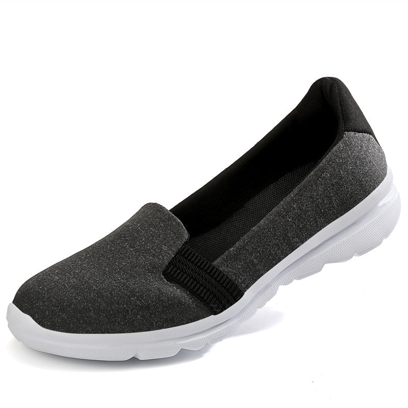 Damen Komfortable Slip-On Ballerinas mit elastischem Riemen