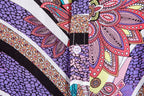Damen Kurzarmhemd mit kreativem floralen Design und entspannter Passform