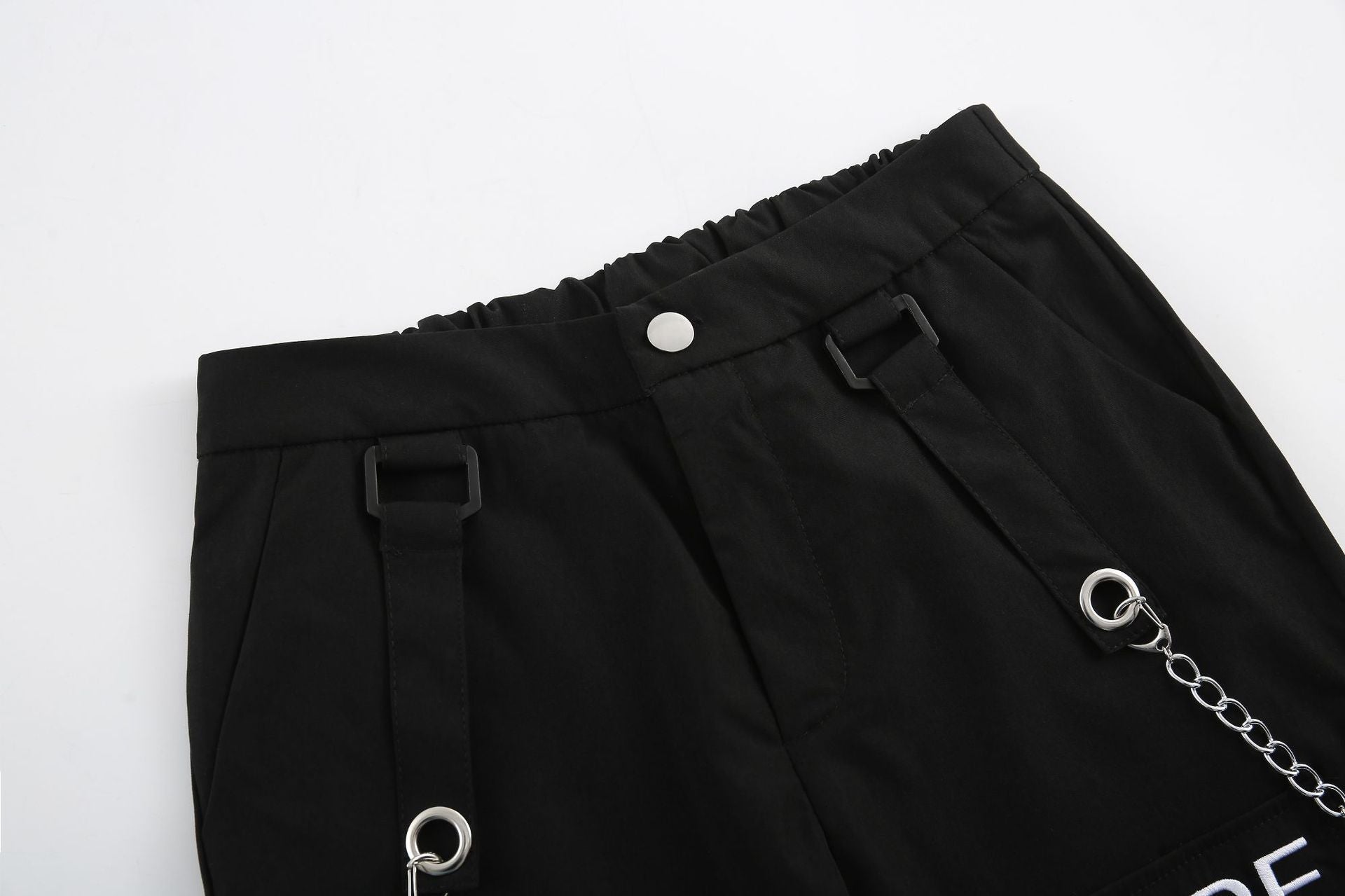 Damen Coole Cargo-Hose mit Kettendetails R&B