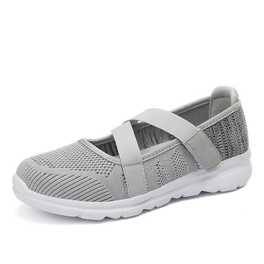Damen Bequeme Slip-On Sneakers mit flexiblem Riemensystem R&B