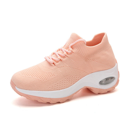 Damen nan gestrickter Sockensneaker mit Luftkissenlaufsohle und elastischem Strickobermaterial R&B