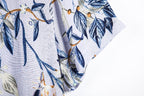 Damen Kurzarmhemd mit floralen Akzenten und luftiger Passform