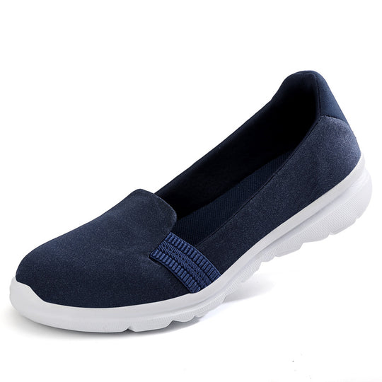 Damen Bequeme Slip-On Schuhe mit elastischem Obermaterial R&B