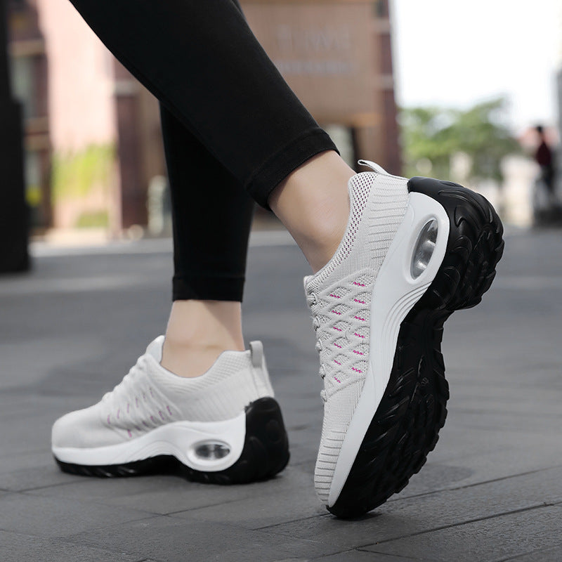 Damen Sportliche Sneakers mit atmungsaktiven Mesh-Obermaterial und flexibler Sohle