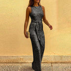 Damen Glitzerndes Abendkleid mit offenem Rücken und raffinierten Details R&B