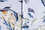 Damen Kurzarmhemd mit floralen Akzenten und luftiger Passform