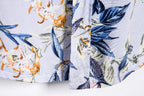 Damen Kurzarmhemd mit floralen Akzenten und luftiger Passform