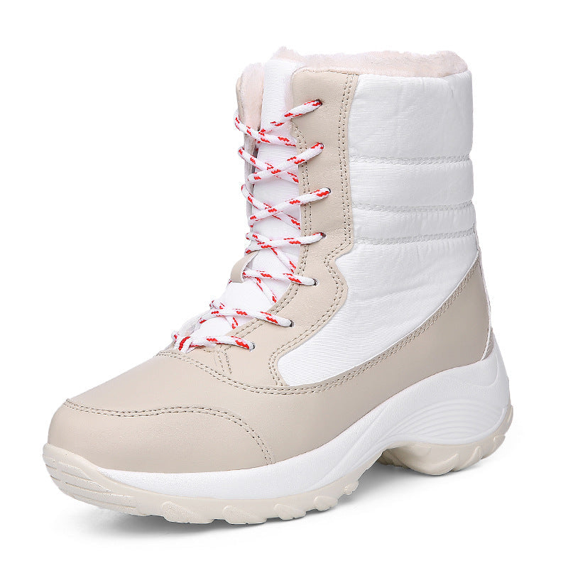 R&B | Winter Wasserdichte Stiefeletten Aus Leder In Knöchelhöhe