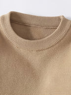 R&B | Strickpullover mit Farbigen Ärmeln Weich und Warm Perfekt für Den Alltag