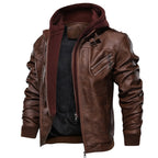 Herren lässige jacke mit abnehmbarer Kapuze und funktionalen Taschen R&B