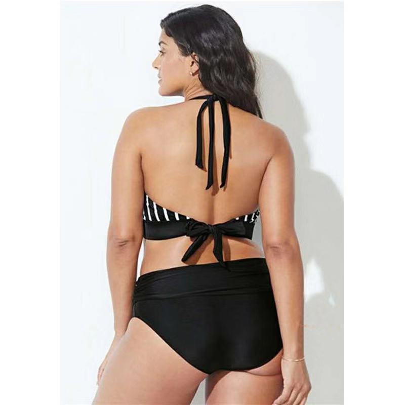 Damen Sportlicher Bikini-Top mit breiten Trägern R&B