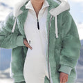 R&B | Locker geschnittene, warme Fleecejacke für Frauen