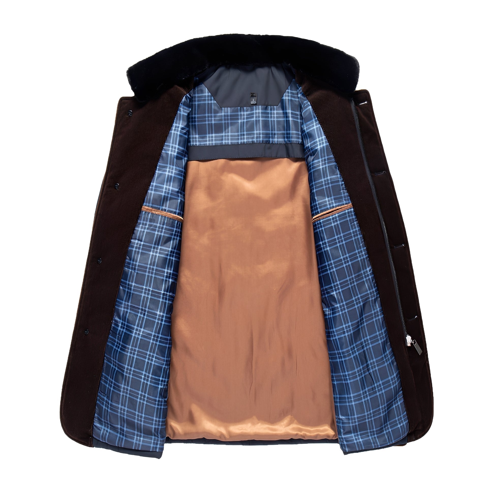 R&B | Elegante, gepolsterte Jacke mit Knöpfen für Männer