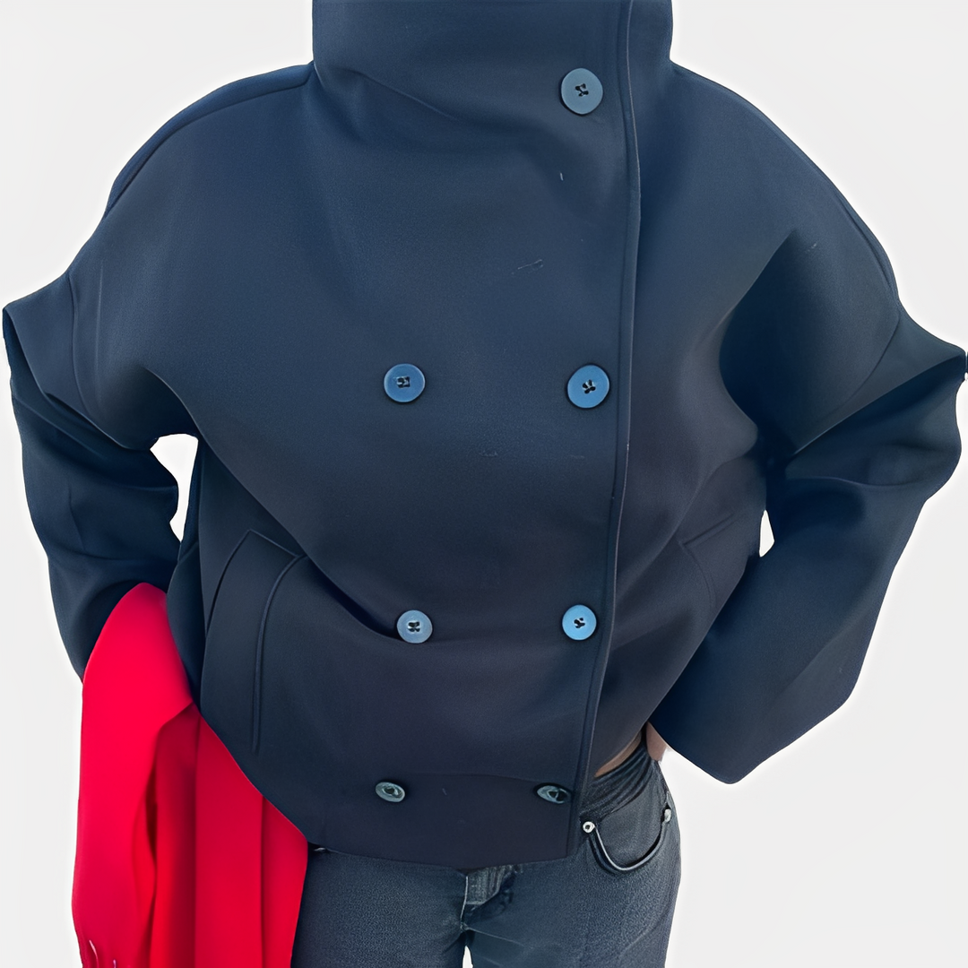 R&B | Schicke Damenwolljacke mit einem Knopf