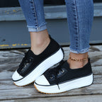 Thora Stilvolle Sneakers mit Dickeren Sohlen und Verstellbaren Schnürsenkeln R&B