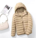 R&B | Daunenjacke mit Kapuze für Damen