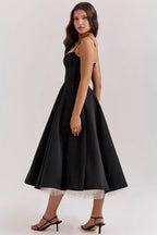 R&B | Kleid Aus Satinmaterial Für Damen