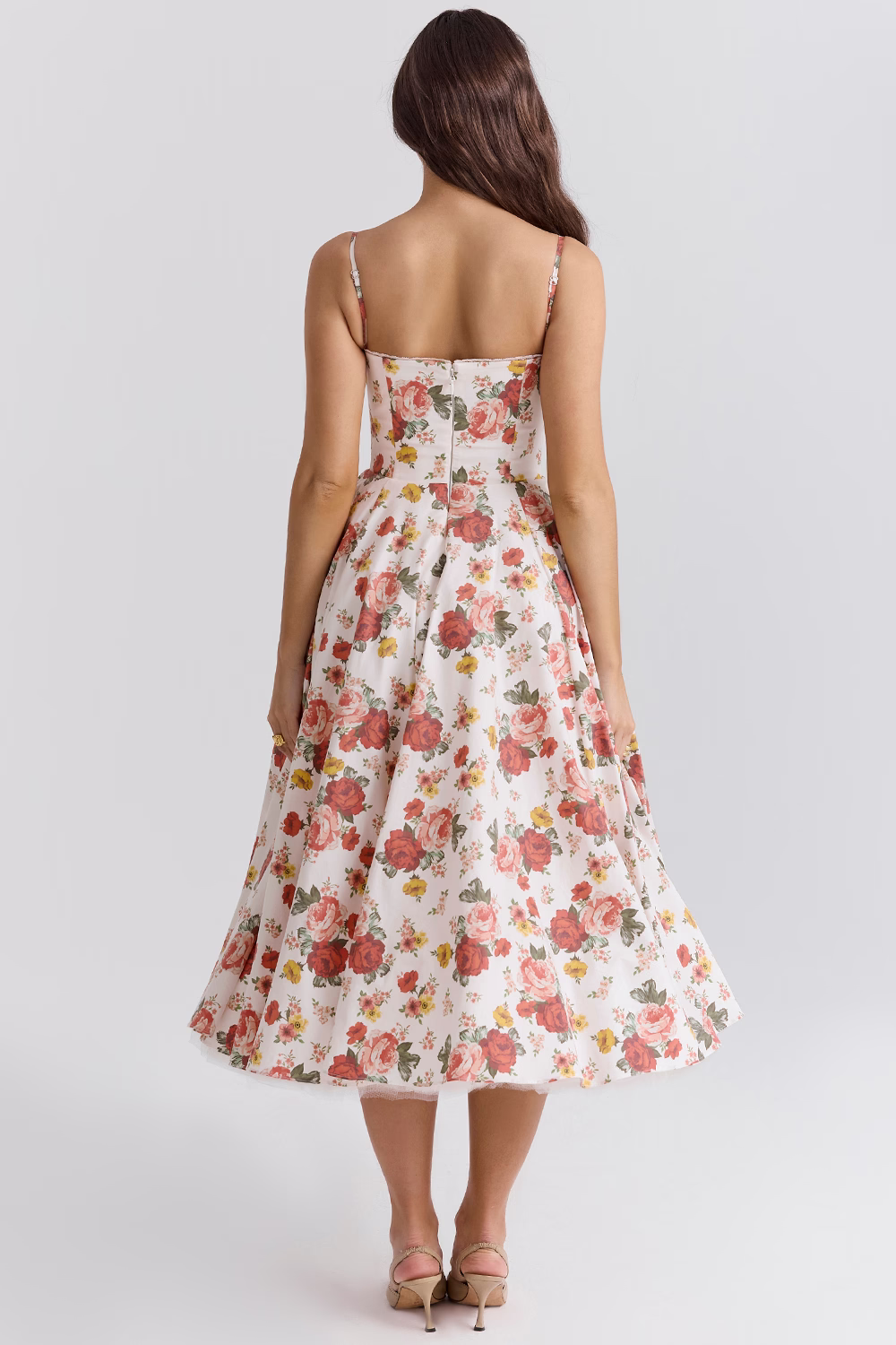 R&B | Elegantes Schlankmachendes Kleid Für Damen