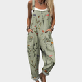 Bequeme Bedruckte Latzhose