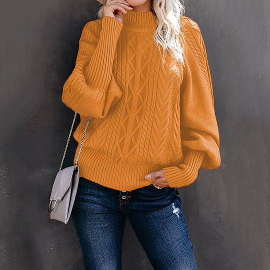 R&B | Eleganter, Lässiger Damen-Rollkragenpullover