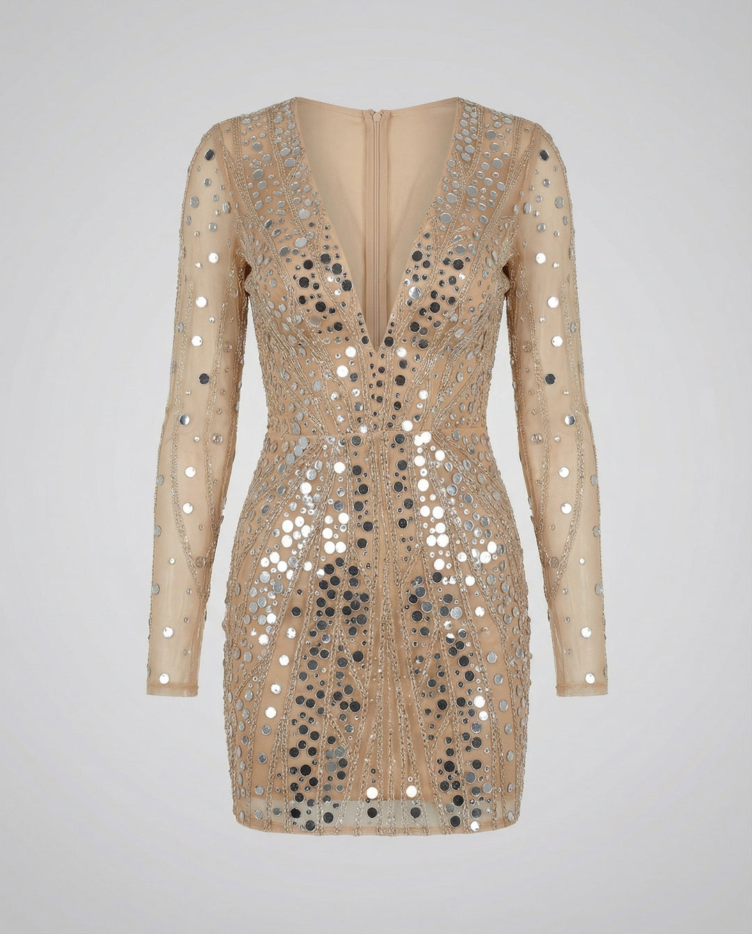 Golden Paillettenkleid Damen | R&B