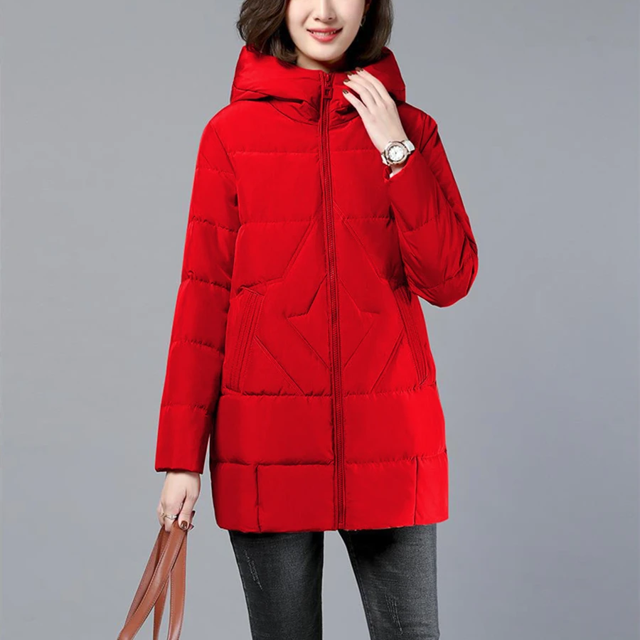 R&B | Elegante unifarbene gerippte gesteppte Jacke mit Reißverschluss ideal für Herbst/Winter
