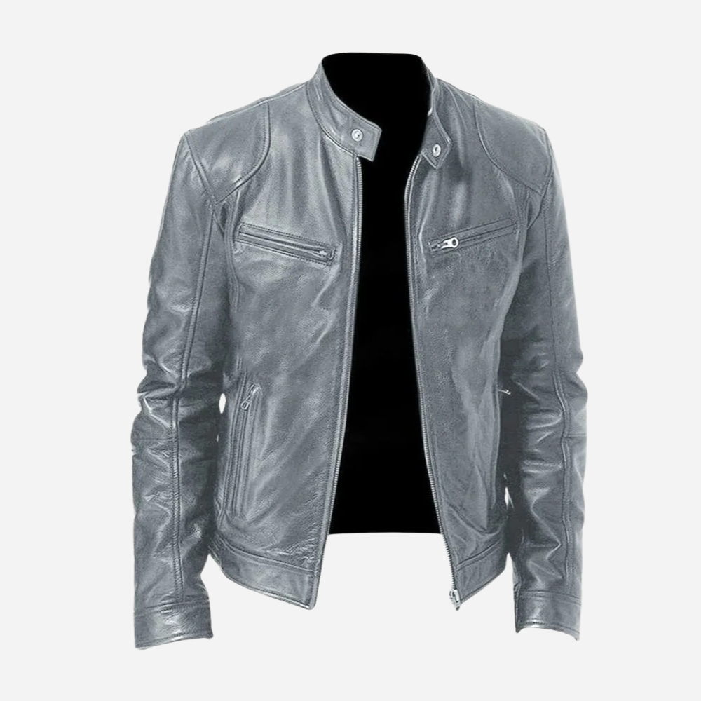 R&B | Stylische Moto-Lederjacke