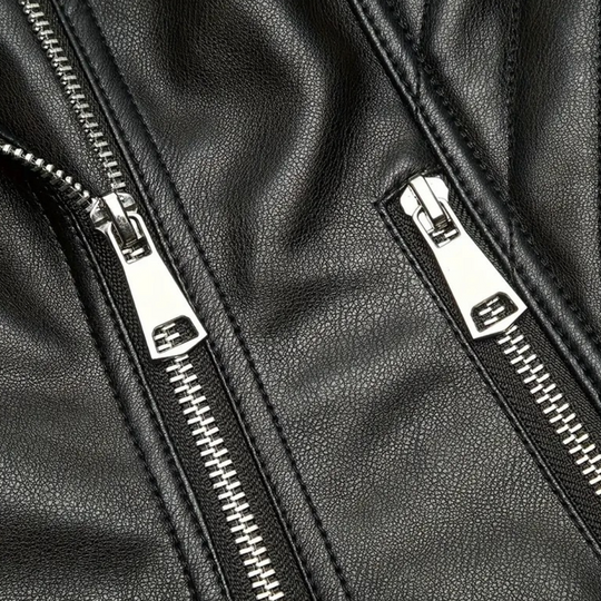 R&B | Fake-Leder Bikerjacke für Frauen