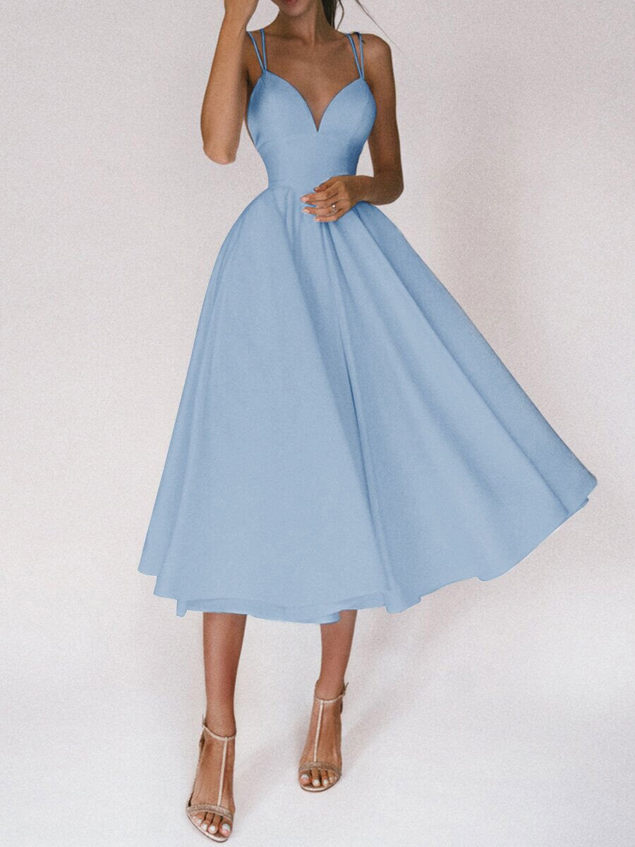R&B | Grace Das Elegante Trägerkleid mit V-Ausschnitt