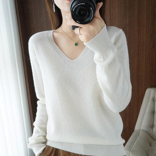 R&B | V-Ausschnitt Pullover