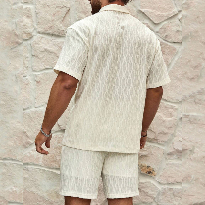 R&B | Set Herren Sommer mit Hemd und Shorts