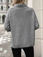 R&B | Sweater - Lässiger Rollkragenweicher Pullover