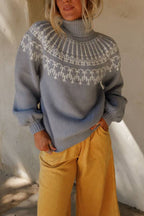 R&B | Weihnachts Verdickte Rollkragen Langarm Gestrickter Pullover