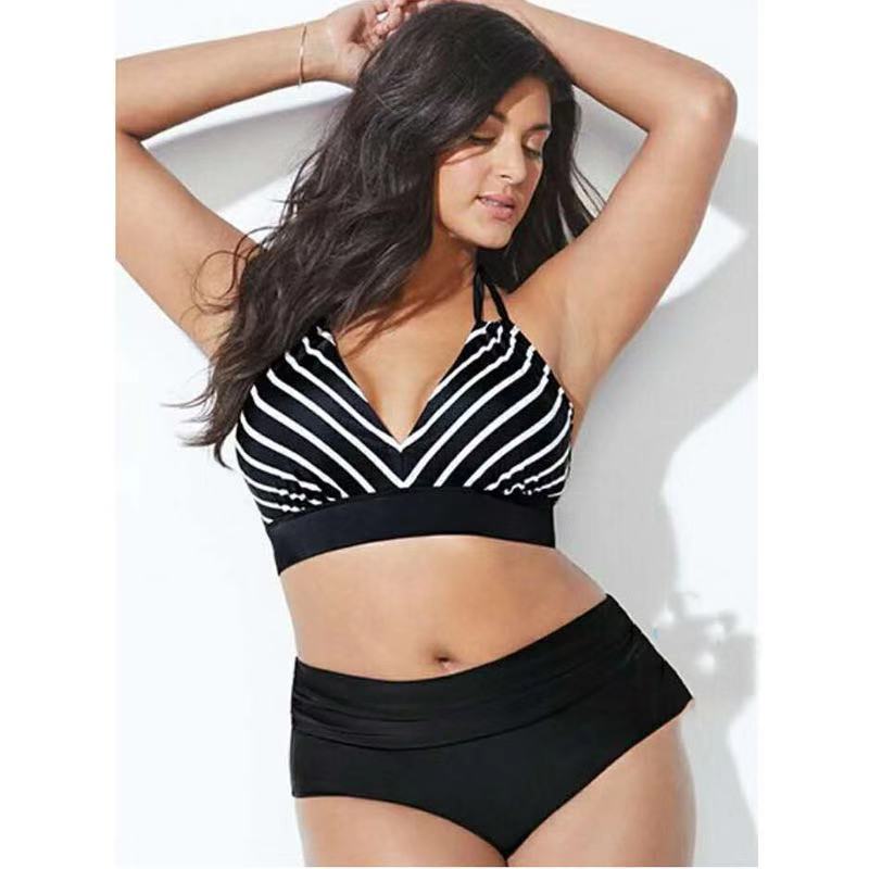 Damen Sportlicher Bikini-Top mit breiten Trägern R&B