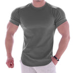 Herren sportliches Kurzarm-T-Shirt mit ergonomischem Schnitt und feuchtigkeitsregulierendem Material