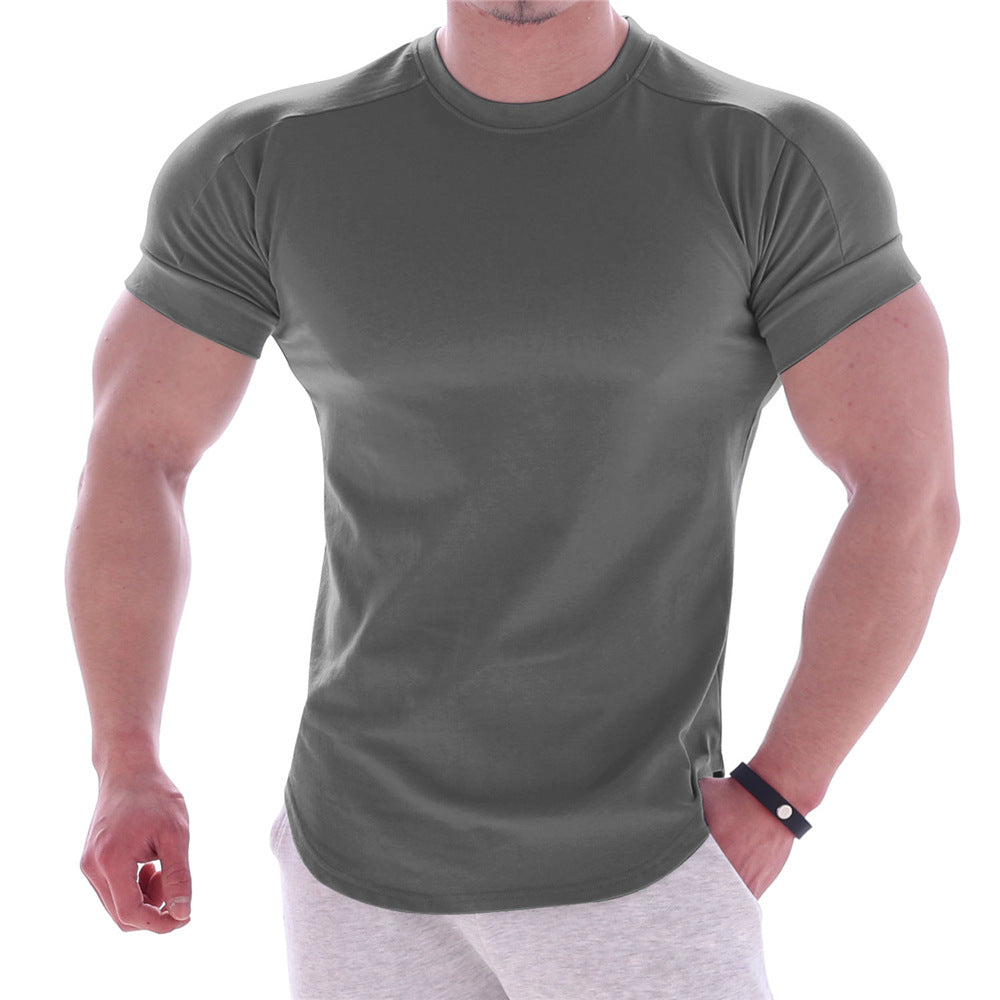 Herren sportliches Kurzarm-T-Shirt mit ergonomischem Schnitt und feuchtigkeitsregulierendem Material