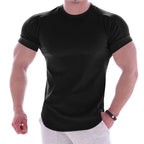 Herren sportliches Kurzarm-T-Shirt mit ergonomischem Schnitt und feuchtigkeitsregulierendem Material